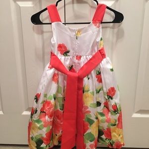 Girls satin bubble skirt dress